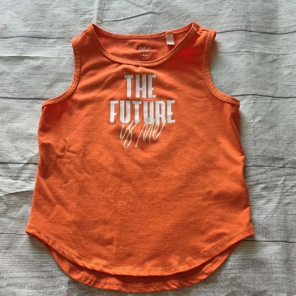 DSG Orange Tank Top - The Future is Me